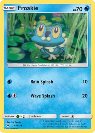 Froakie (22) 22/131 - SM Forbidden Light Reverse Holofoil
