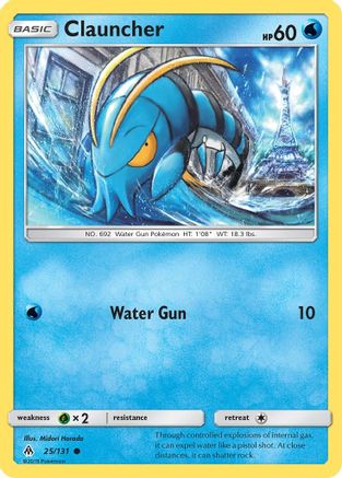 Clauncher 25/131 - SM Forbidden Light Reverse Holofoil
