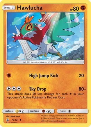 Hawlucha 70/131 - SM Forbidden Light