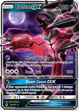 Yveltal GX 79/131 - SM Forbidden Light Holofoil