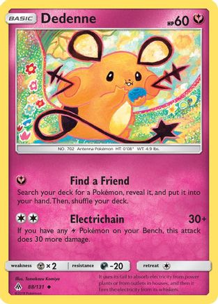 Dedenne 88/131 - SM Forbidden Light
