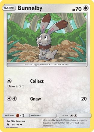 Bunnelby 97/131 - SM Forbidden Light Reverse Holofoil