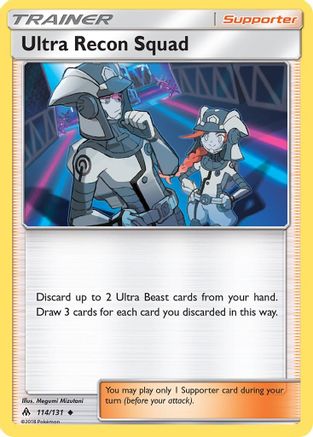 Ultra Recon Squad 114/131 - SM Forbidden Light Reverse Holofoil