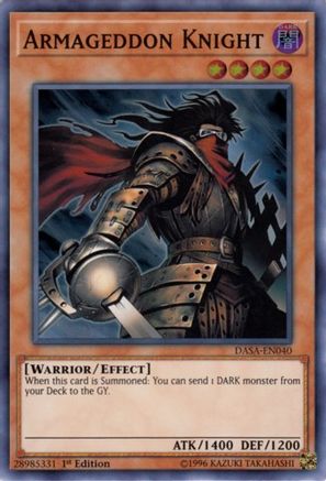Armageddon Knight (DASA-EN040) - Dark Saviors 1st Edition
