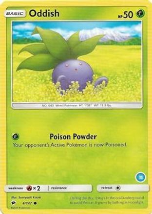 Oddish (11) 4 - SM Trainer Kit Alolan Sandslash & Alolan Ninetales