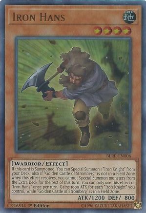 Iron Hans (BLRR-EN006) - Battles of Legend: Relentless Revenge 1st Edition