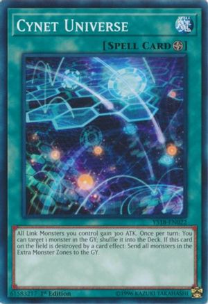 Cynet Universe (YS18-EN022) - Starter Deck: Codebreaker 1st Edition