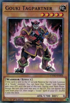 Gouki Tagpartner (CYHO-EN004) - Cybernetic Horizon 1st Edition
