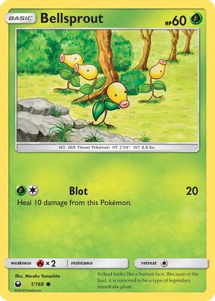 Bellsprout 1/168 - SM Celestial Storm Reverse Holofoil