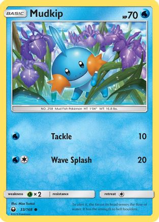Mudkip (33) 33/168 - SM Celestial Storm Reverse Holofoil