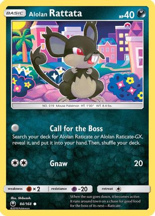 Alolan Rattata 84/168 - SM Celestial Storm Reverse Holofoil