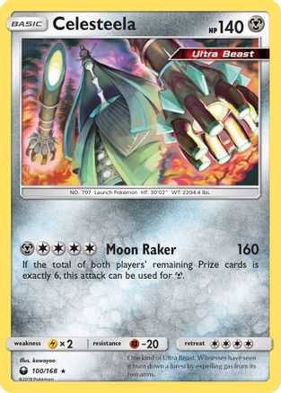 Celesteela 100/168 - SM Celestial Storm Holofoil
