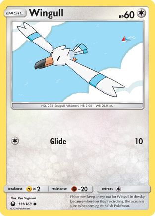 Wingull 111/168 - SM Celestial Storm Reverse Holofoil