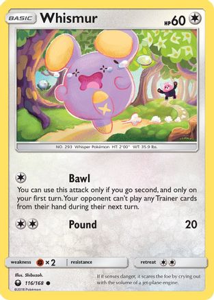 Whismur (116) 116/168 - SM Celestial Storm Reverse Holofoil