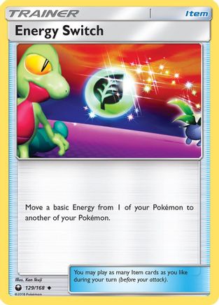 Energy Switch 129/168 - SM Celestial Storm Reverse Holofoil