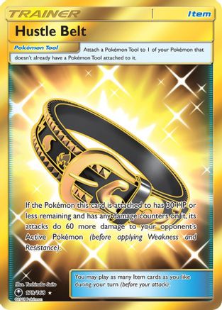 Hustle Belt (Secret) 179/168 - SM Celestial Storm Holofoil