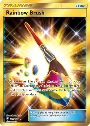 Rainbow Brush (Secret) 182/168 - SM Celestial Storm Holofoil