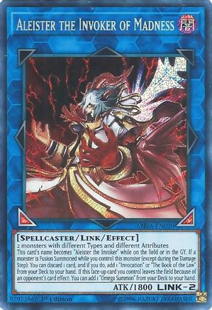 Aleister the Invoker of Madness - SHVA-EN020 - Shadows in Valhalla 1st Edition
