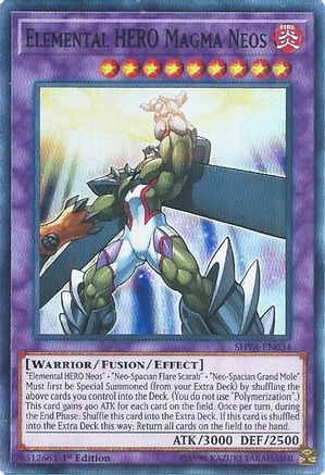 Elemental HERO Magma Neos (SHVA-EN034) - Shadows in Valhalla 1st Edition