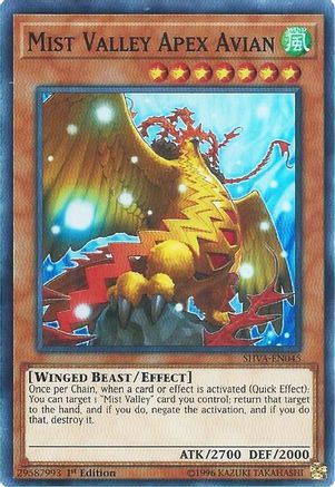 Mist Valley Apex Avian (SHVA-EN045) - Shadows in Valhalla 1st Edition
