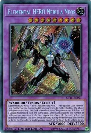 Elemental HERO Nebula Neos (CT15-EN001) - 2018 Mega-Tins Limited