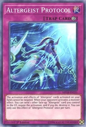 Altergeist Protocol (MP18-EN151) - 2018 Mega-Tins Mega Pack 1st Edition