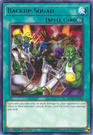 Backup Squad (MP18-EN145) - 2018 Mega-Tins Mega Pack 1st Edition