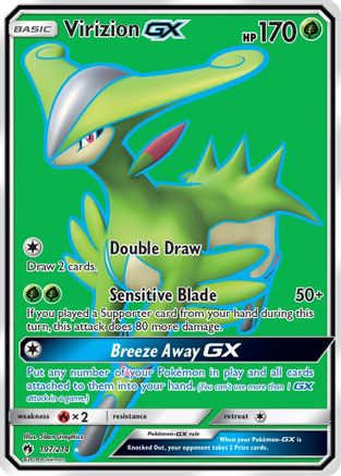 Virizion GX (Full Art) 197/214 - SM Lost Thunder Holofoil