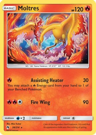 Moltres 38/214 - SM Lost Thunder