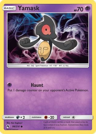 Yamask 99/214 - SM Lost Thunder Reverse Holofoil