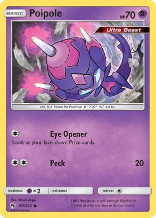 Poipole 107/214 - SM Lost Thunder Reverse Holofoil