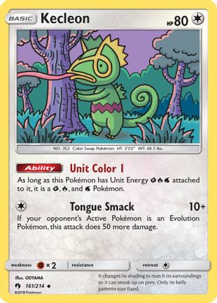 Kecleon (161) 161/214 - SM Lost Thunder