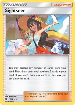 Sightseer 189/214 - SM Lost Thunder Reverse Holofoil