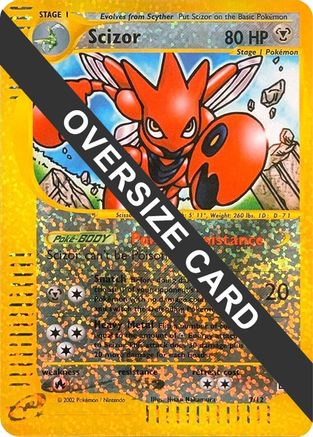 Scizor - 7/12 7 - Jumbo Cards Reverse Holofoil