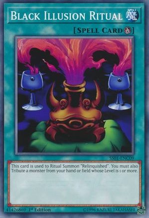 Black Illusion Ritual (SS01-ENC09) - Speed Duel Decks: Destiny Masters 1st Edition