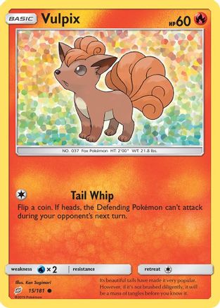 Vulpix 15/181 - SM Team Up Reverse Holofoil