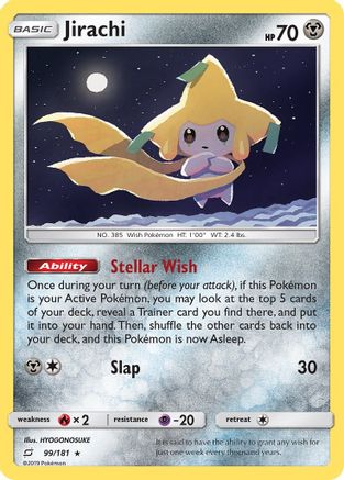 Jirachi 99/181 - SM Team Up Holofoil