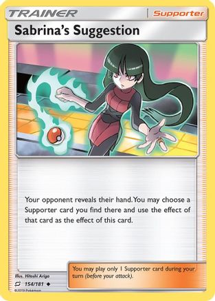 Sabrina's Suggestion 154/181 - SM Team Up Reverse Holofoil