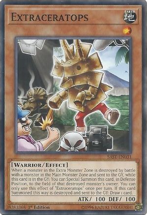 Extraceratops (SAST-EN031) - Savage Strike 1st Edition