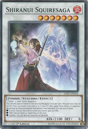 Shiranui Squiresaga (SAST-EN041) - Savage Strike 1st Edition