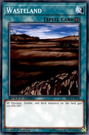 Wasteland - SBLS-EN036 - Speed Duel: Arena of Lost Souls 1st Edition