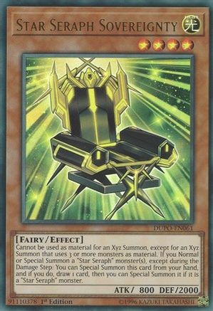 Star Seraph Sovereignty (DUPO-EN061) - Duel Power Unlimited