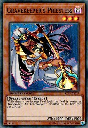 Gravekeeper's Priestess - STP1-EN017 - Speed Duel: Tournament Pack 1 Unlimited