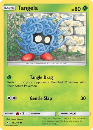 Tangela 16/214 - SM Unbroken Bonds Reverse Holofoil
