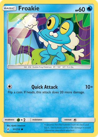 Froakie 51/214 - SM Unbroken Bonds Reverse Holofoil