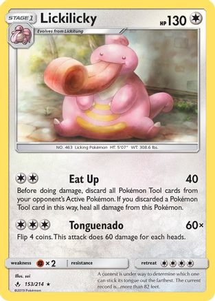 Lickilicky 153/214 - Unbroken Bonds