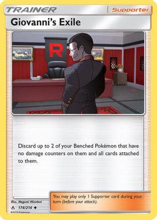 Giovanni's Exile 174/214 - SM Unbroken Bonds