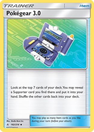 Pokegear 3.0 182/214 - SM Unbroken Bonds