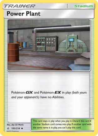 Power Plant 183/214 - SM Unbroken Bonds Reverse Holofoil
