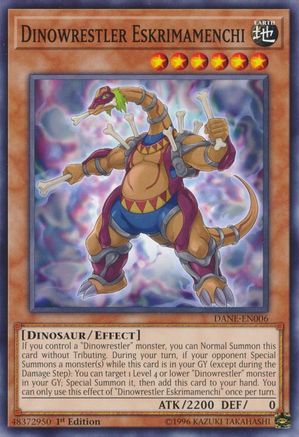 Dinowrestler Eskrimamenchi (DANE-EN006) - Dark Neostorm 1st Edition